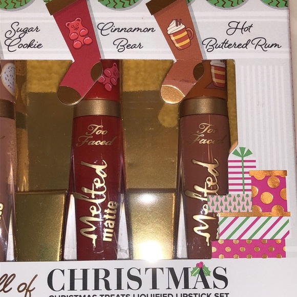 Too Faced The Sweet Smell of Christmas Lip Set LE - Picture 3 of 9